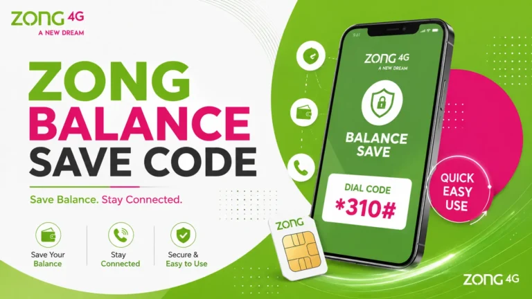 Zong Balance Save Code